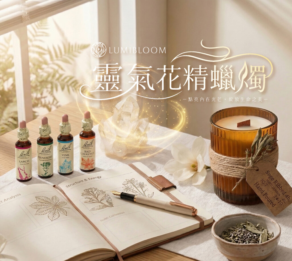 LUMIBLOOM 靈氣花精蠟燭－點亮內在光芒，綻放生命之美－